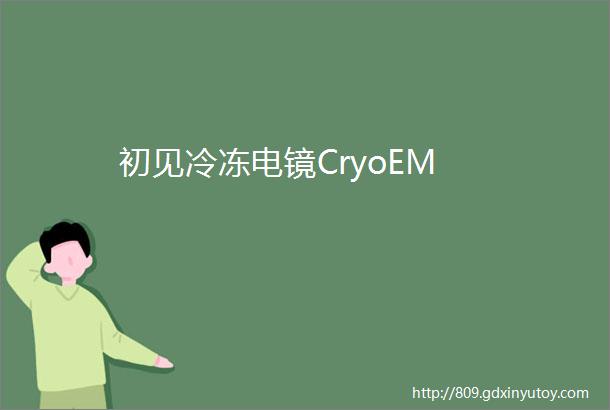 初见冷冻电镜CryoEM